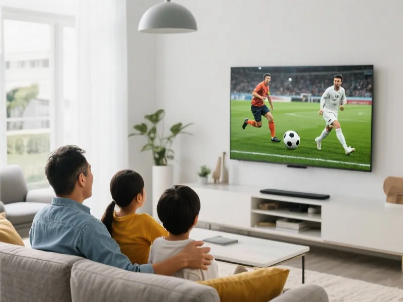 家庭智能大屏观赛